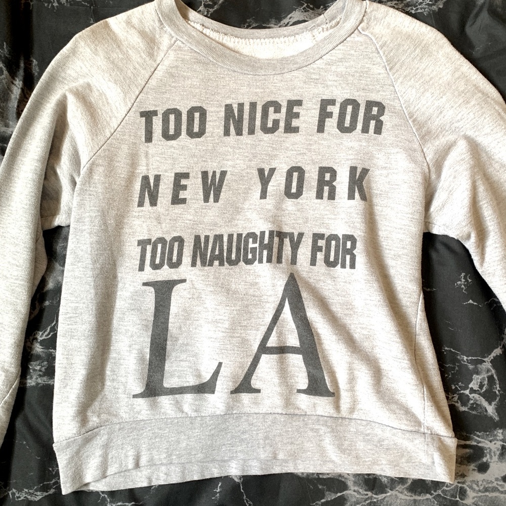 graphic sweater